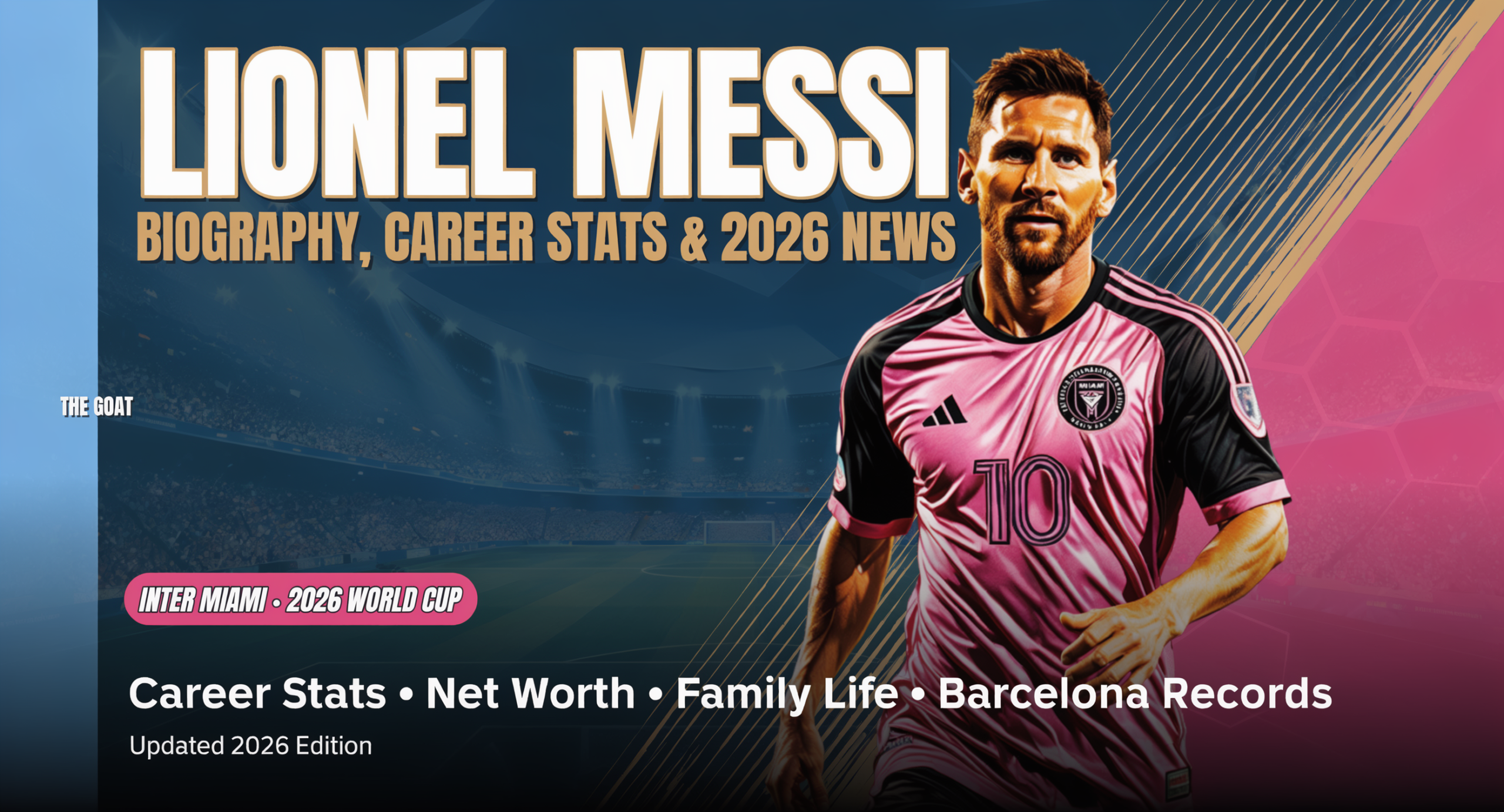 Lionel Messi Biography, Career, Stats, Net Worth, Records and Latest 2026 News